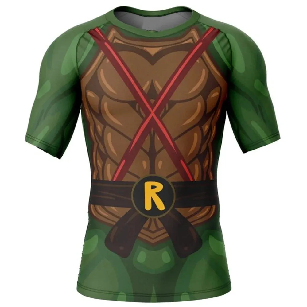 Teenage Mutant Ninja Turtles 'Raph' Short Sleeve Compression Rashguard