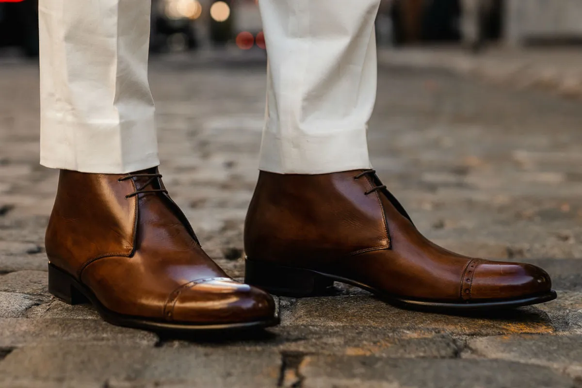 The Lancaster Chukka Boot - Marrone