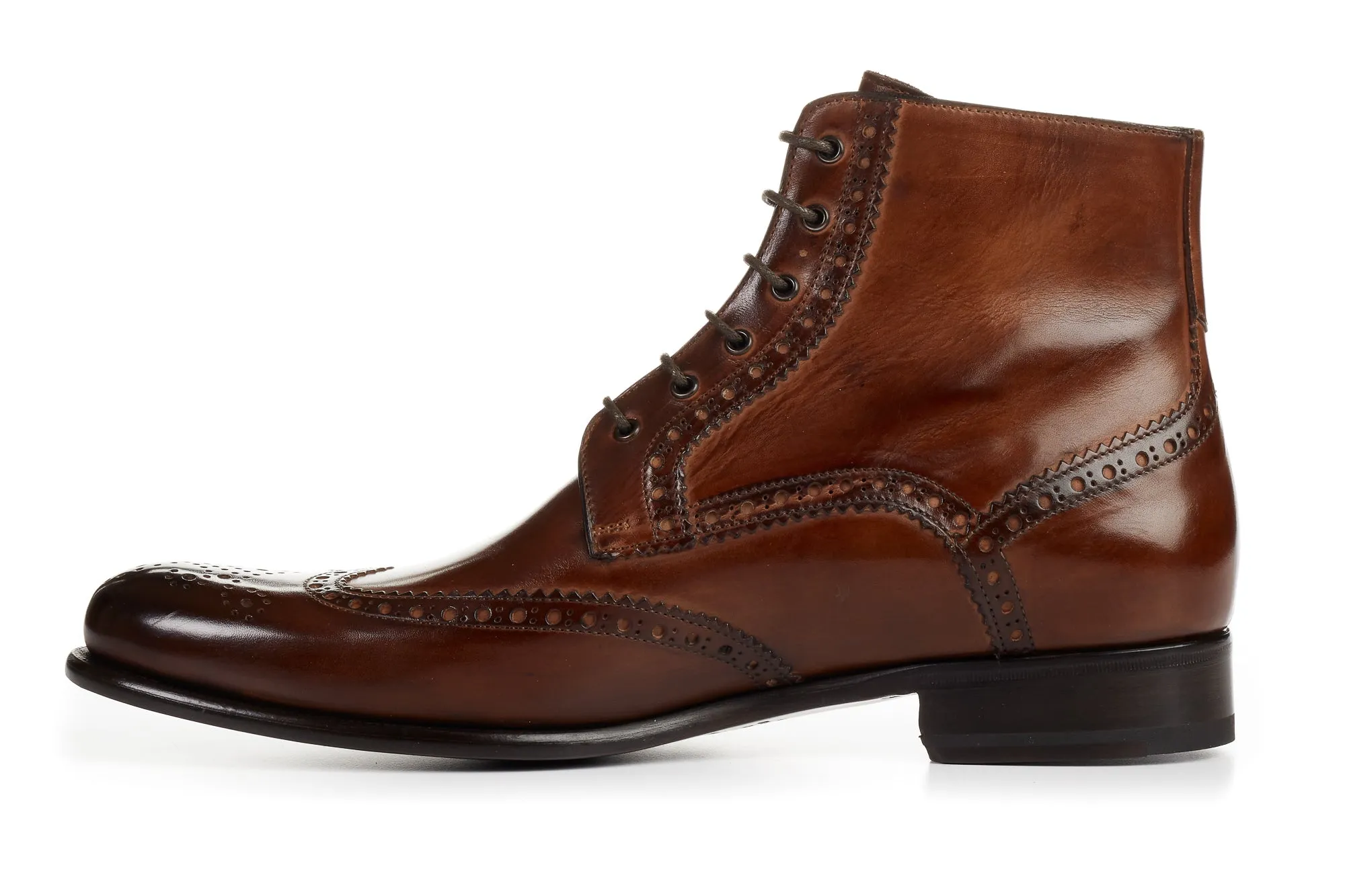 The Reynolds Wingtip Boot - Brown