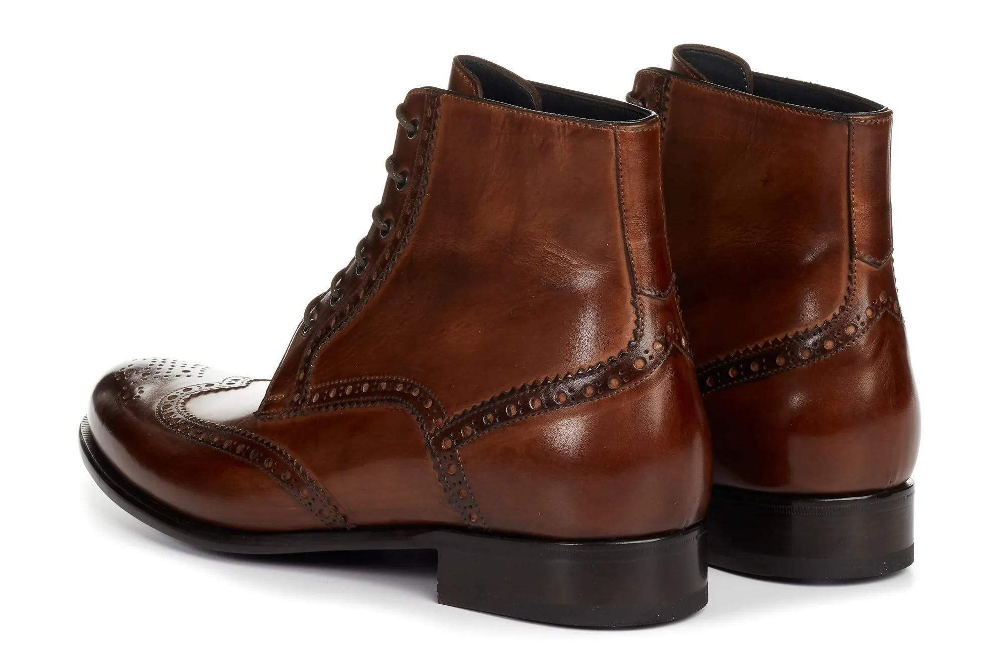 The Reynolds Wingtip Boot - Brown