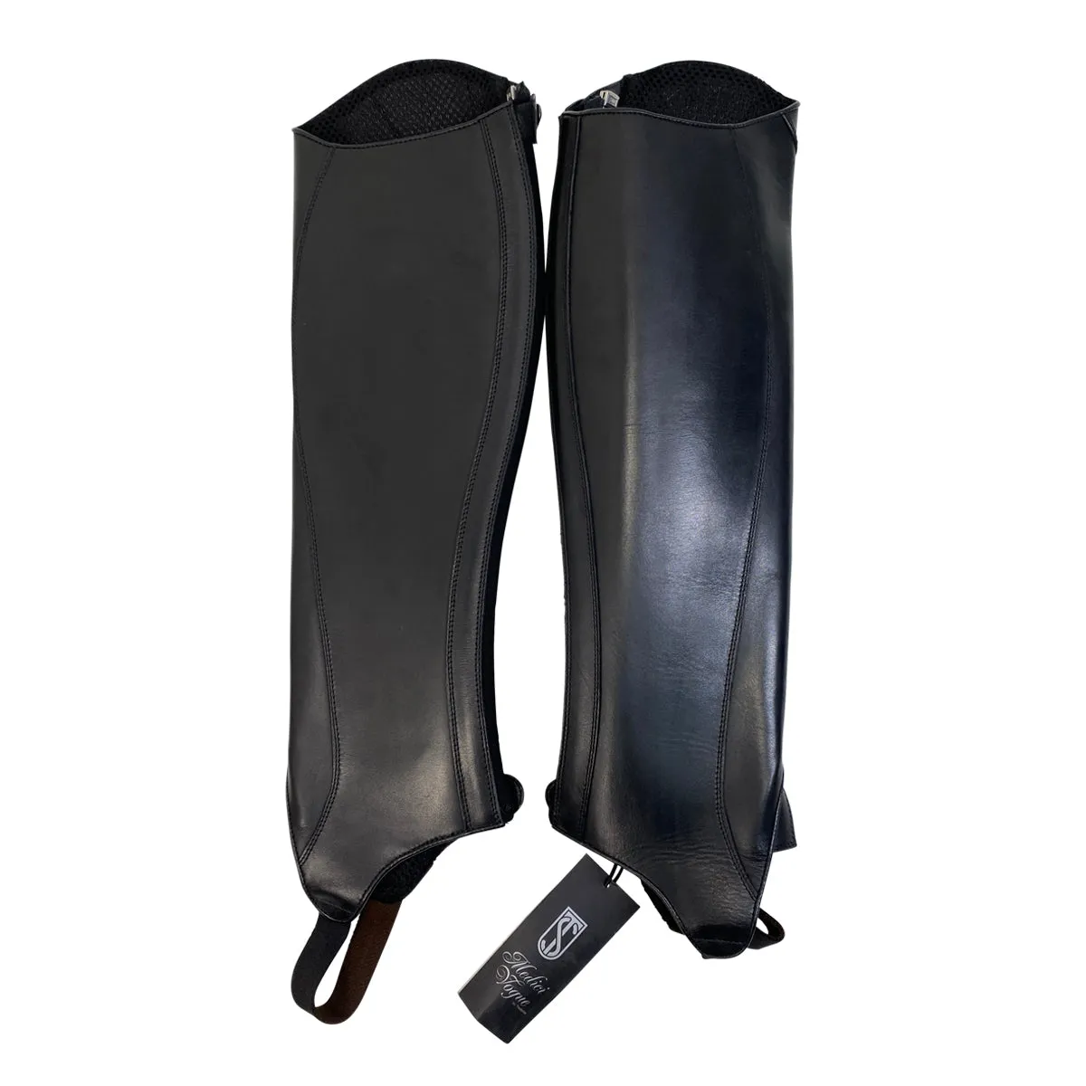 Tredstep 'Medici Vogue' Half Chaps in Black - Calf 14 Height 16 (Regular)