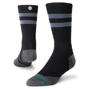 Unisex Stance Run Light Crew Sock - Black