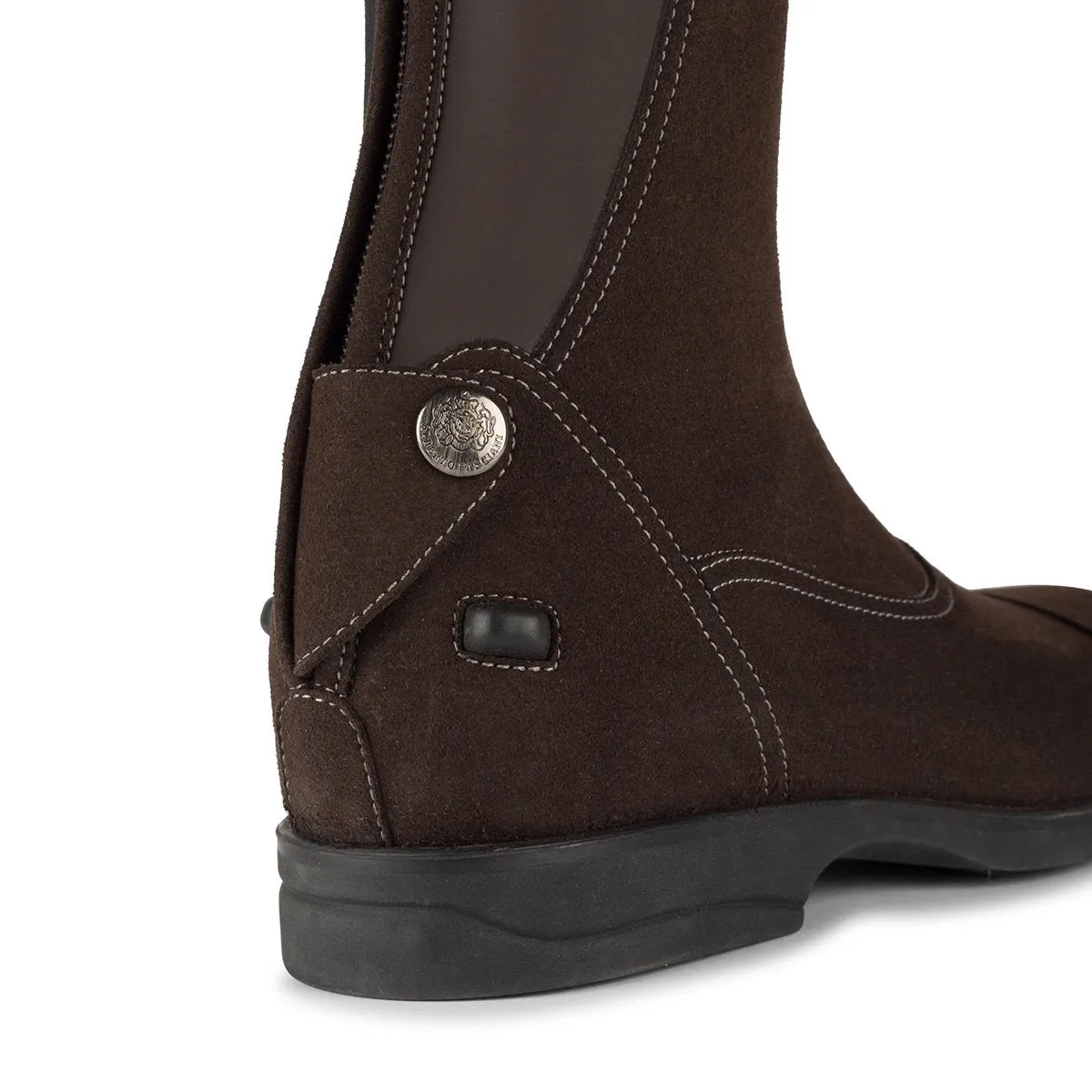 Urbino Vegan Suede<br>Brown riding boots [34 - 39]