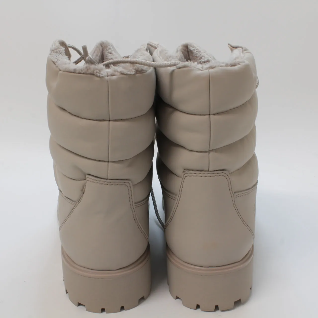 Timberland Lyonsdale Womens Puffer Boots in Pure Cashmere